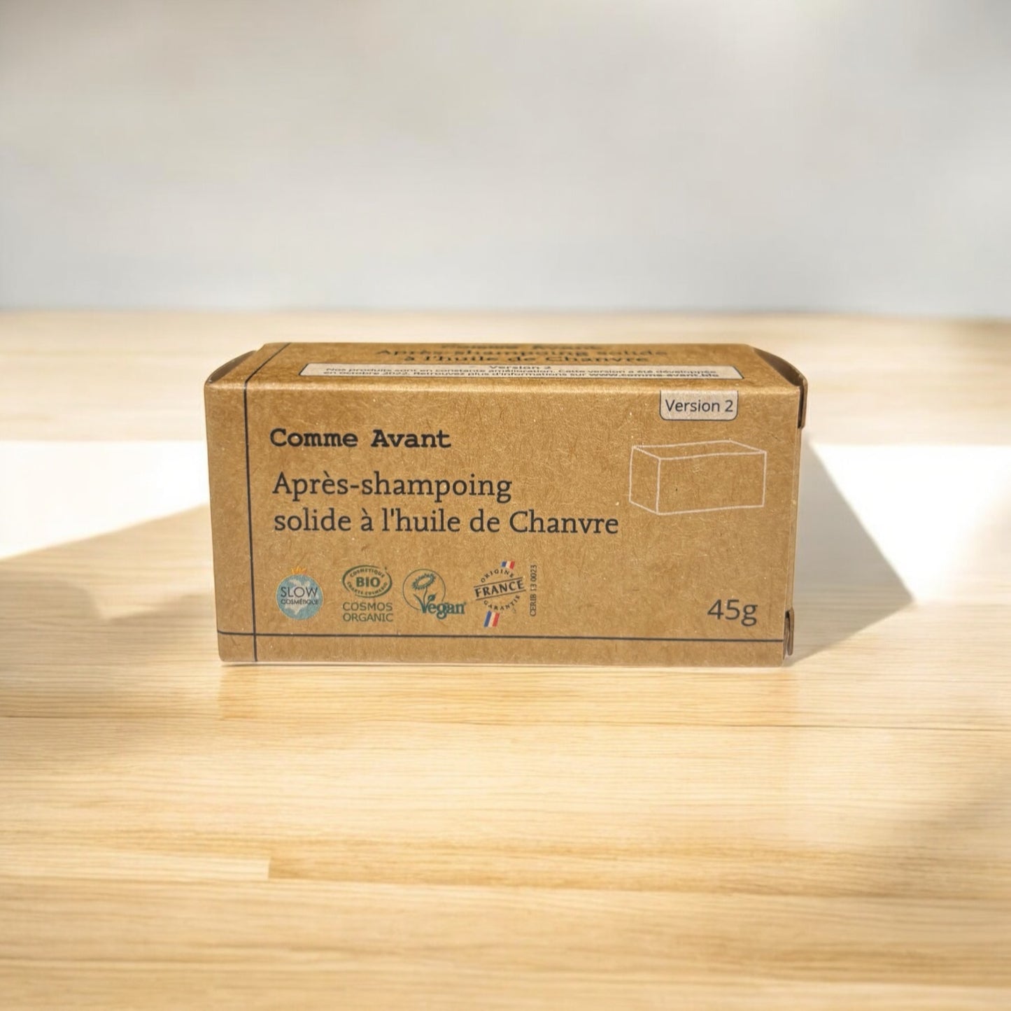 Après-Shampoing Solide Huile de Chanvre – Neutre (Comme Avant)