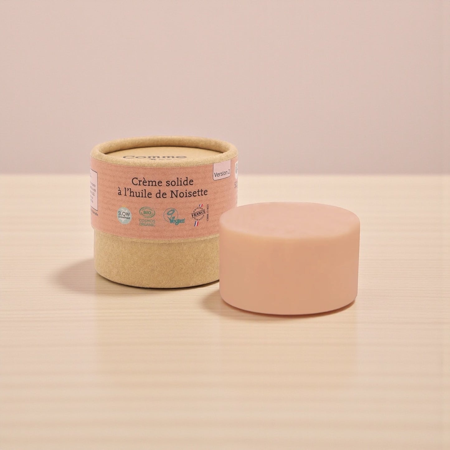 Crème solide noisette