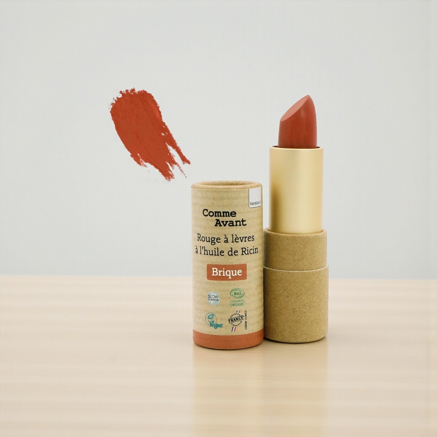 Rouge à lèvres Huile de Ricin Brique Comme Avant