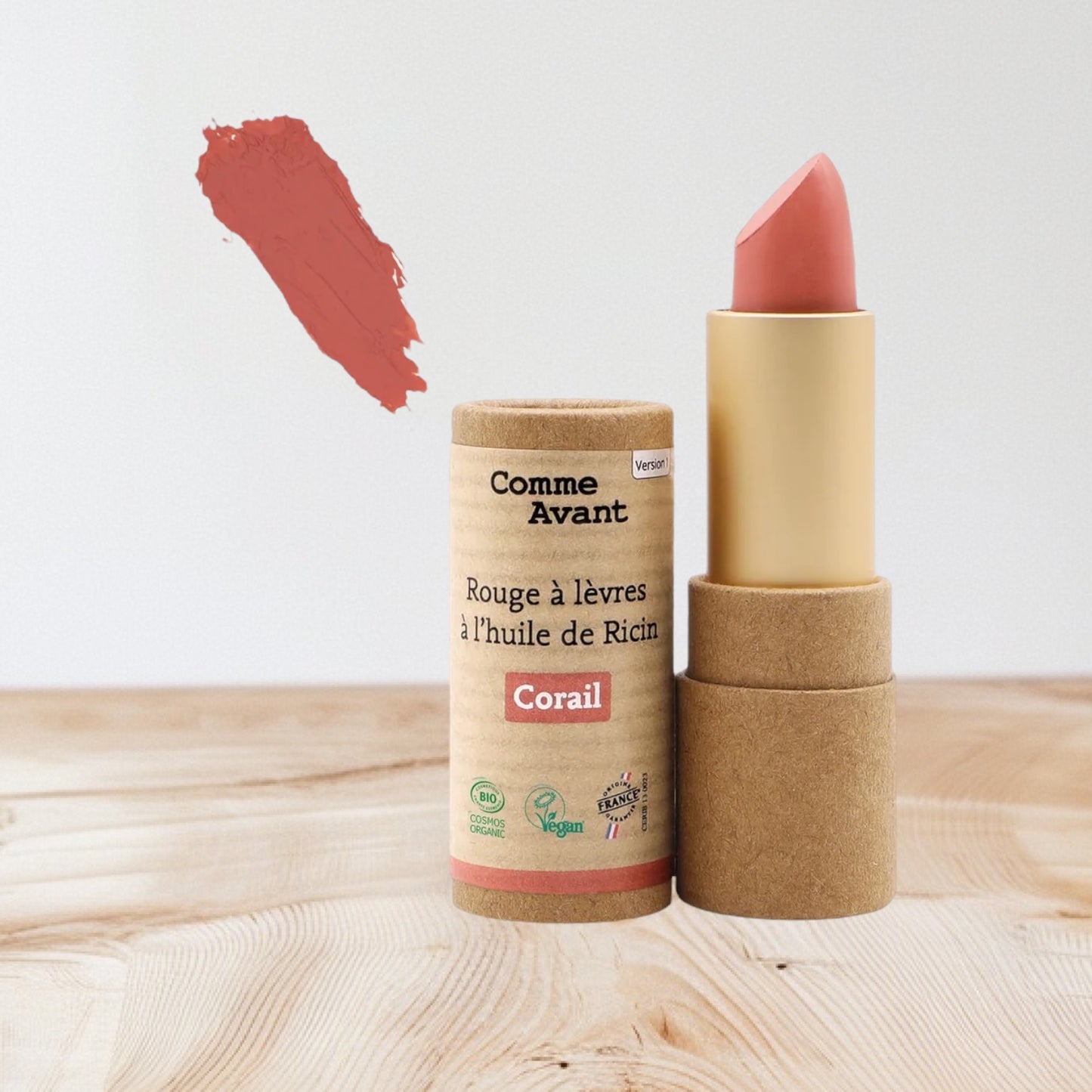 Rouge à lèvres Huile de Ricin Corail Comme Avant