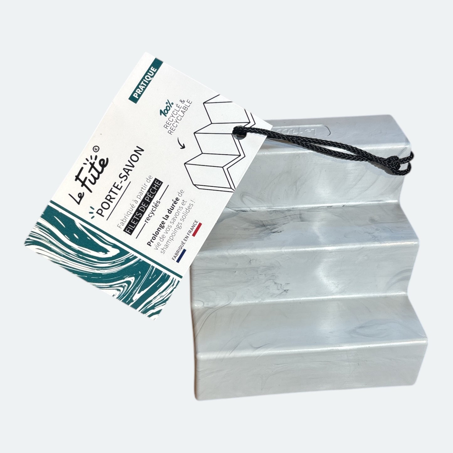 Porte-savon recyclé bleu Le Futé  Capitaine Cosmétiques