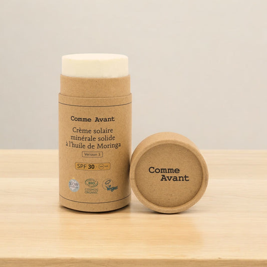 Crème solaire minérale SPF30 comme avant bio