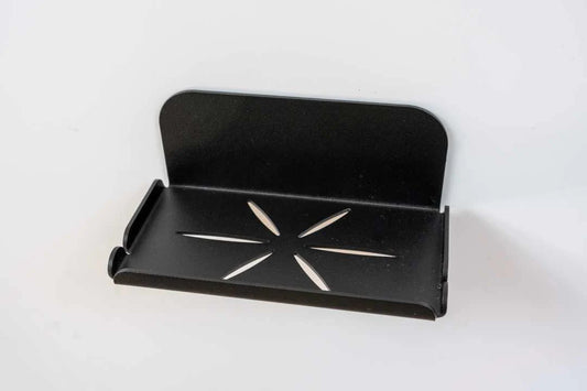 Porte-savon mural noir MAMIK