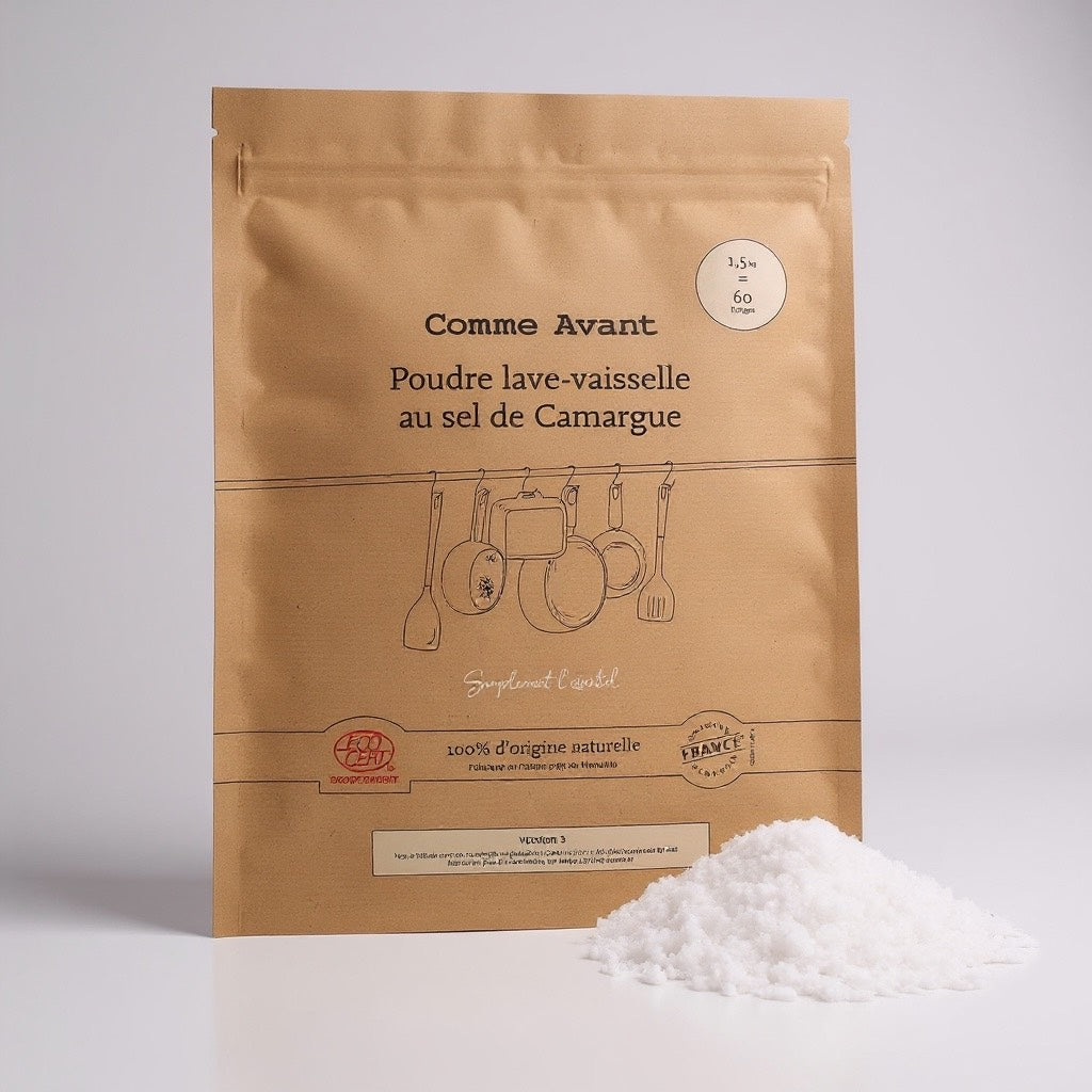 Poudre lave-vaisselle au sel de Camargue - Version 3 - Comme Avant