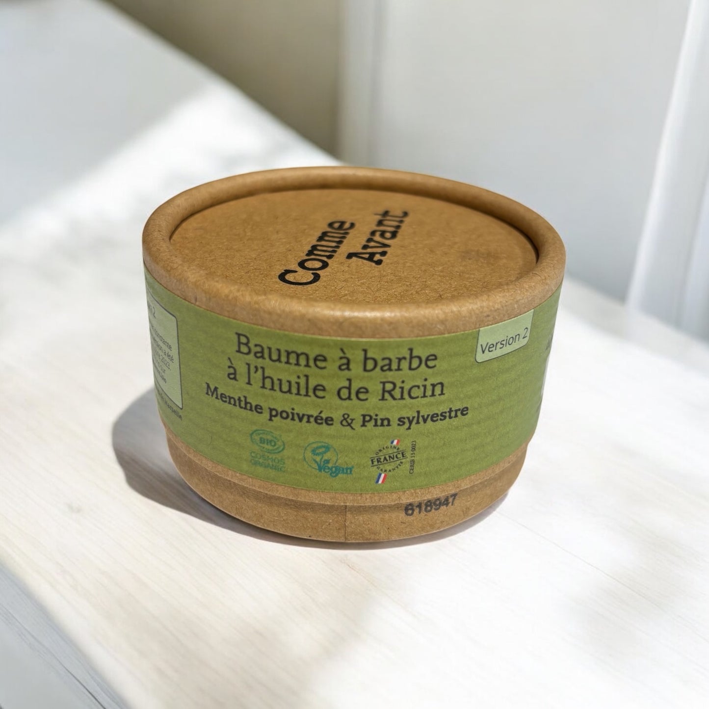 Baume à Barbe Huile de Ricin & Menthe Poivrée (Comme Avant)