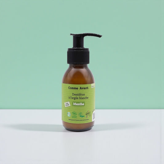 Dentifrice en pâte à la menthe - Version 2 Comme Avant