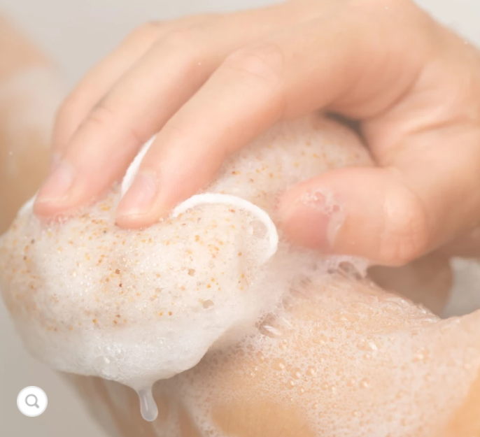 Eponge konjac corps exfoliante