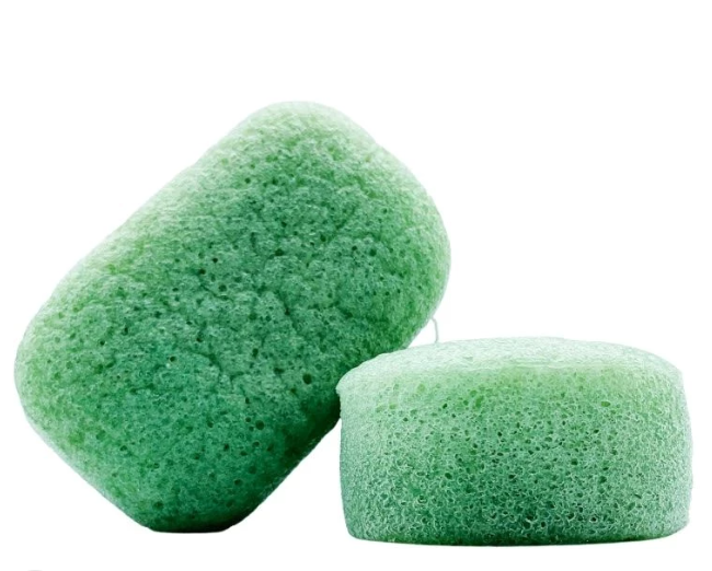 Eponge konjac corps thé vert