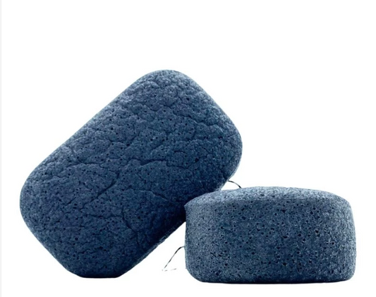 Eponge konjac corps charbon de bambou