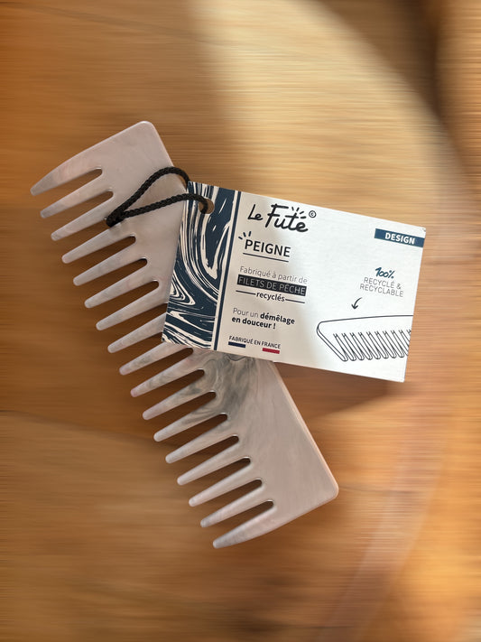 Peigne rose recyclé Le Futé Capitaine Cosmétiques