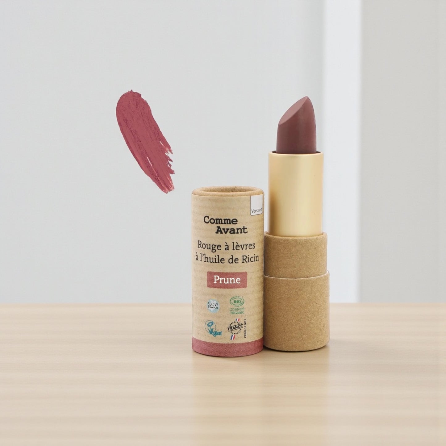 Rouge à lèvres Huile de Ricin Prune Comme Avant