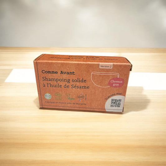 Shampoing Solide Huile de Sésame (Comme Avant)