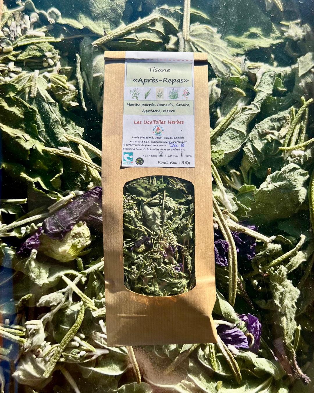 Tisane Après-Repas Uca’Folles Herbes